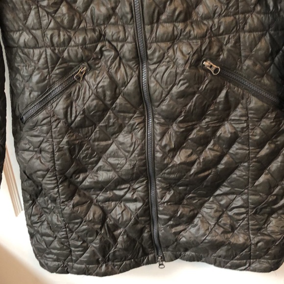 Northface Thermoball Long Jacket Brown/Green - Picture 5 of 16